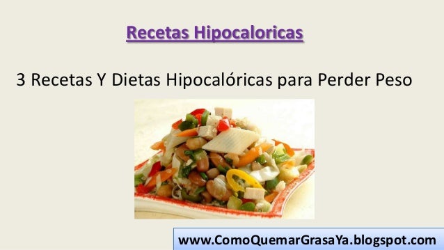 recetas hipocaloricas